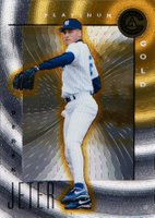 1998 Pinnacle Totally Certified Platinum Gold #9 Derek Jeter Baseball Card