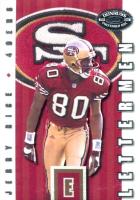 2000 Donruss Preferred Lettermen #LM27 Jerry Rice Football Card