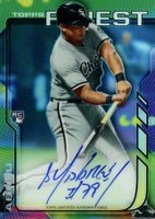 2014 Finest Rookie Autograph #RA-JA Jose Abreu Baseball Card