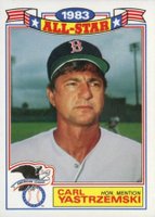 1984 Topps All-Star Glossy Set of 22 #11 Carl Yastrzemski Baseball Card