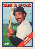 1988 Topps Tiffany #675 Jim Rice Baseball Card