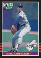 1985 Leaf #38 Orel Hershiser Baseball Card