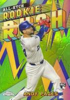 2024 Topps Chrome Update Chrome All-Etch Rookie Rush #7 Andy Pages Baseball Card