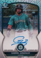 2023 Bowman Chrome Mega Box Autographs #GG Gabriel Gonzalez Baseball Card