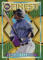 2022 Topps Finest Flashbacks #60 Julio Rodriguez Gold Refractor Baseball Card