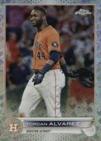 2022 Topps Chrome Logofractor Edition #32 Yordan Alvarez Baseball Card