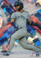 2018 Bowman's Best #50 Gleyber Torres Atomic Refractor Baseball Card
