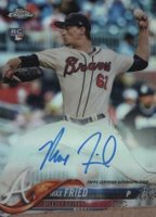2018 Topps Chrome Rookie Autograph #RA-MF Max Fried Refractor Baseball Card