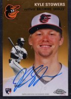 2023 Topps Chrome Platinum Anniversary Autographs #KS Kyle Stowers Baseball Card