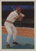 1986 Topps Pete Rose Set #101 Pete Rose Batting Left-Painting Baseball Card