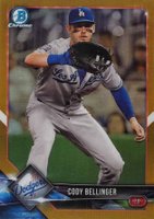 2018 Bowman Chrome #88 Cody Bellinger Gold Refractor Baseball Card