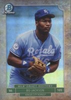 2016 Bowman Draft MLB Draft History #BJ Bo Jackson Chrome Baseball Card