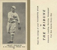 1916 Altoona Tribune #56 Hap Felsch Baseball Card