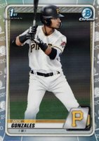 2020 Bowman Draft #BD81 Nick Gonzales Chrome-Refractor Baseball Card