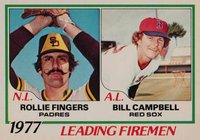1978 O-Pee-Chee #8 Leading Firemen Baseball Card