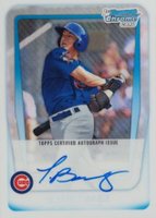 2011 Bowman Chrome Draft Prospect Autographs #JBA Javier Baez Refractor Baseball Card