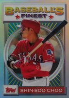 2020 Finest Flashbacks #128 Shin-Soo Choo Refractor Baseball Card