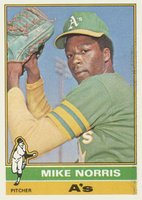 1976 Topps #653 Mike Norris Baseball Card