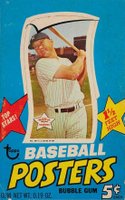 1968 Topps Posters # Mickey Mantle Complete Box Top Baseball Card