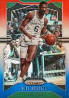2019 Panini Prizm #21 Bill Russell Red/White/Blue Prizm Basketball Card