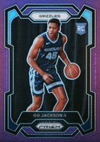 2023 Panini Prizm #179 GG Jackson II Purple Basketball Card