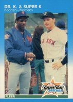 1987 Fleer Glossy #640 Dr. K & Super K Baseball Card