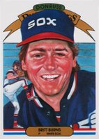 1983 Donruss #23 Britt Burns Diamond Kings Baseball Card