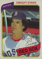 1980 Topps #405 Dwight Evans Baseball Card