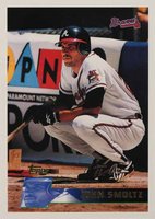 1996 Topps #189 John Smoltz Baseball Card