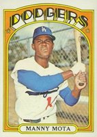 1972 Topps #596 Manny Mota Baseball Card