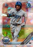 2019 Bowman Prospects Chrome #100 Wander Franco Atomic Refractor Baseball Card