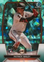 2023 Bowman Chrome Sapphire Edition #60 Patrick Bailey Aqua Baseball Card