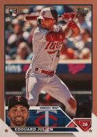 2023 Topps Update #US222 Edouard Julien Gold Baseball Card