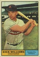 1961 Topps #8 Dick Williams Baseball Card