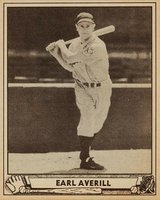 1940 Play Ball #46 Earl Averill Baseball Card