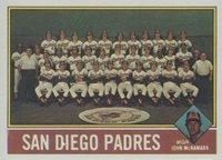 1976 Topps #331 San Diego Padres Team Baseball Card
