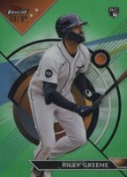2023 Topps Finest #10 Riley Greene Green Baseball Card