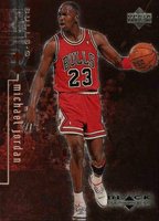 1998 Upper Deck Black Diamond #5 Michael Jordan Double Basketball Card