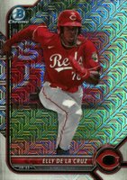 2022 Bowman Draft #BDC80 Elly de La Cruz Chrome-Asia Refractor Baseball Card