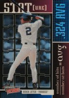 1999 Ultimate Victory STATure #S8 Derek Jeter Baseball Card