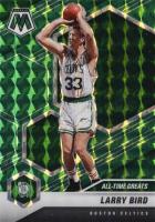 2020 Panini Mosaic #295 Larry Bird Green Mosaic Basketball Card