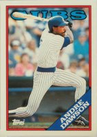 1988 Topps Tiffany #500 Andre Dawson Baseball Card