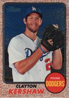 2017 Topps Heritage  #400 Clayton Kershaw Chrome Baseball Card
