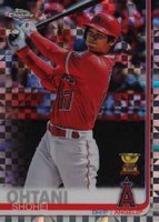 2019 Topps Chrome #1 Shohei Ohtani Batting-X-Fractor Baseball Card