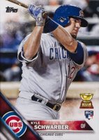 2016 Topps #66 Kyle Schwarber Gray Jersey Baseball Card