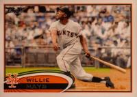 2012 Topps #330 Willie Mays SP Variation Baseball Card