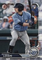 2019 Bowman #98 Brandon Lowe Baseball Card