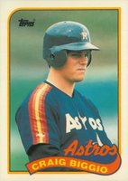 1989 Topps Tiffany #49 Craig Biggio Baseball Card