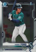 2021 Bowman Draft #BDC1 Harry Ford Chrome Baseball Card
