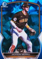 2023 Bowman Chrome Sapphire Edition Prospects #244 Jackson Merrill Baseball Card